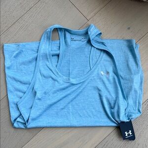 NWT Under Armour Sky Blue Racer Back Tank